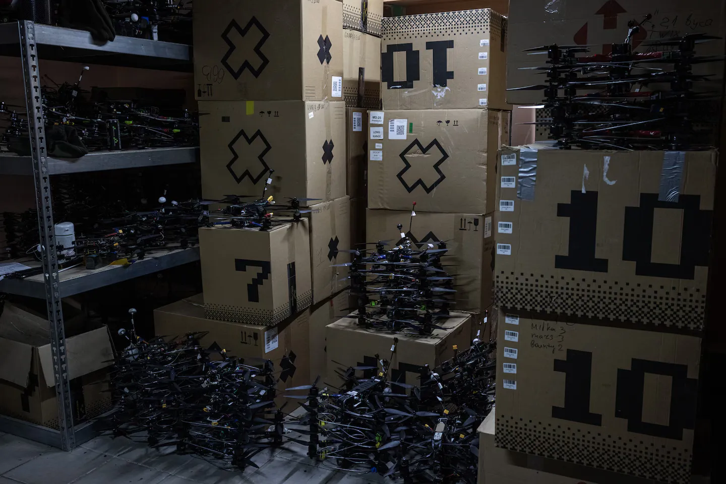 Купи дронів на виробничому об'єкті на сході України минулого місяця.